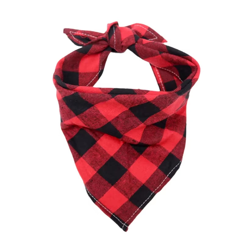 Classic Dog Bandana – Stylish Cotton Bibs for Medium & Large Dogs